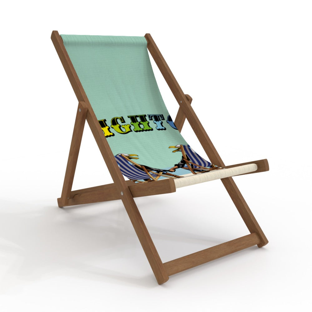 Delux Laughing Seagulls Deckchair