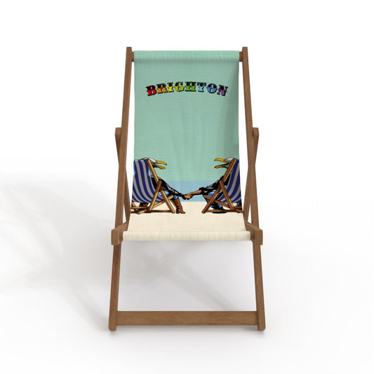 Delux Laughing Seagulls Deckchair