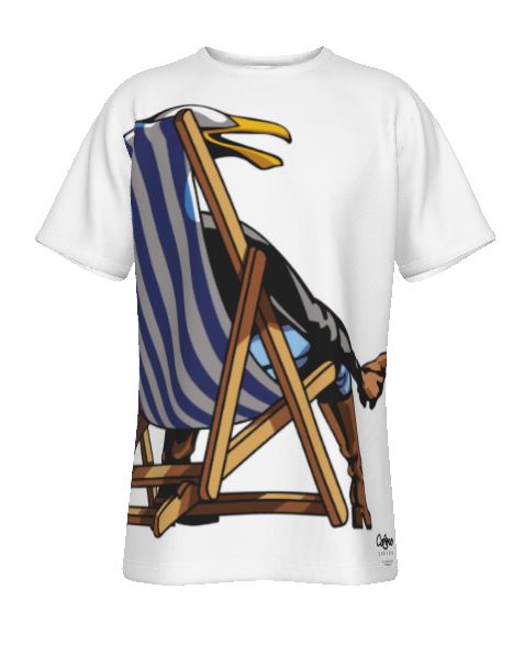 Laughing Seagulls Edge to Edge Teeshirt