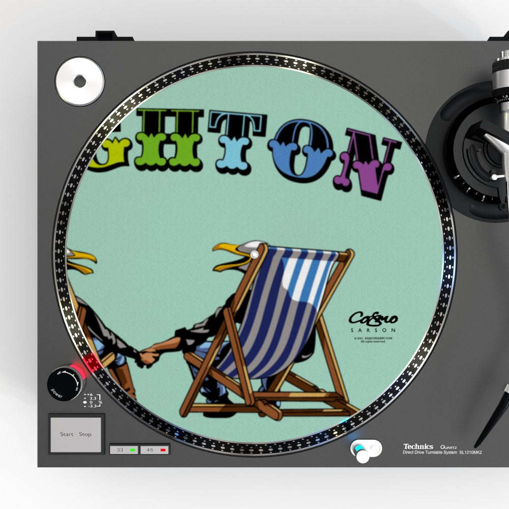 Laughing Seagulls - DJ Slip Mat - Design 4 - Right