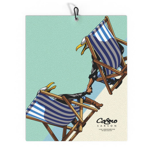 Laughing Seagulls - Golf Towel