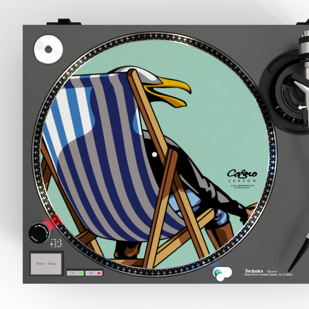 Laughing Seagulls - DJ Slip Mat - Design 6 - Left